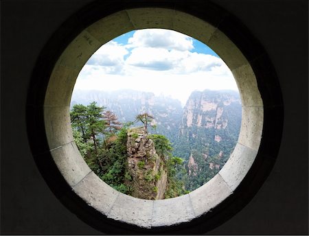 The breathtaking landscape in ZhangJiaJie national park in China Stockbilder - Microstock & Abonnement, Bildnummer: 400-05247326