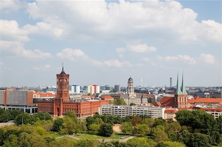 dom cathedral - aerial view of central Berlin from the top of Berliner Dom Stock Photo - Budget Royalty-Free & Subscription, Code: 400-05247340