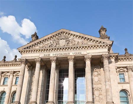 The Reichstag building in Berlin City Germany Stock Photo - Budget Royalty-Free & Subscription, Code: 400-05247362