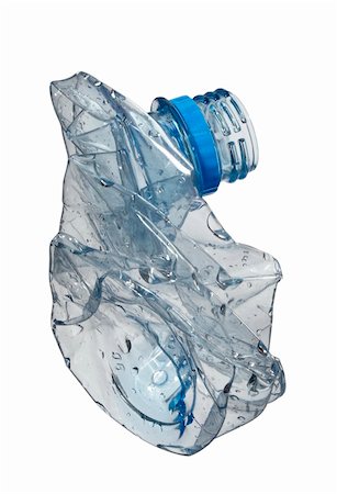 close up of plastic bottle on white background with clipping path Photographie de stock - Aubaine LD & Abonnement, Code: 400-05247752