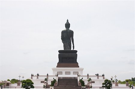 back off budda,isolated background,budda in thailand,art of thailand Stock Photo - Budget Royalty-Free & Subscription, Code: 400-05247971