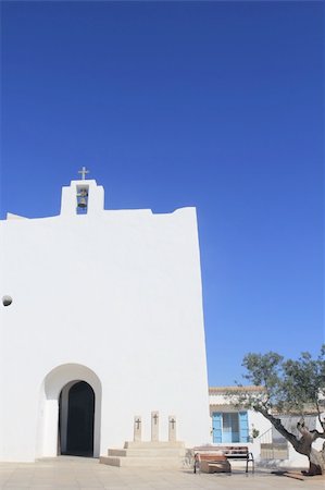 simsearch:400-04621265,k - San Francisco Javier church Formentera island Balearic Stock Photo - Budget Royalty-Free & Subscription, Code: 400-05248199