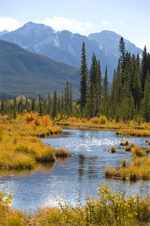 skylight (artist) - Vermilion Lakes area near Banff, Alberta, Canada Stock Photo - Budget Royalty-Free & Subscription, Code: 400-05248741