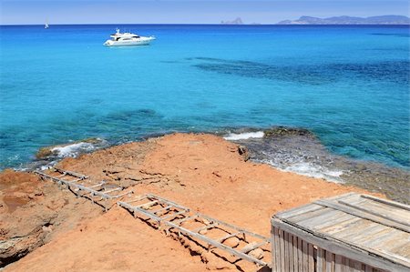 simsearch:400-04709015,k - Cala Saona Formentera Balearic Islands beautiful beach mediterranean Stockbilder - Microstock & Abonnement, Bildnummer: 400-05240088
