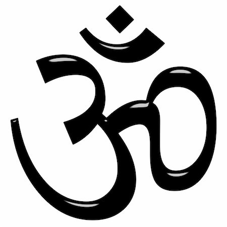 shakti - 3d Hinduism symbol isolated in white Stock Photo - Budget Royalty-Free & Subscription, Code: 400-05240247