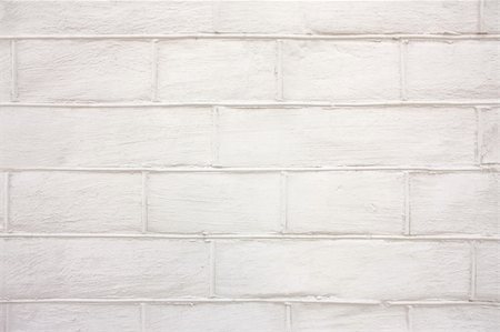 simsearch:400-05337615,k - Brick wall in white for backgrounds Photographie de stock - Aubaine LD & Abonnement, Code: 400-05241541