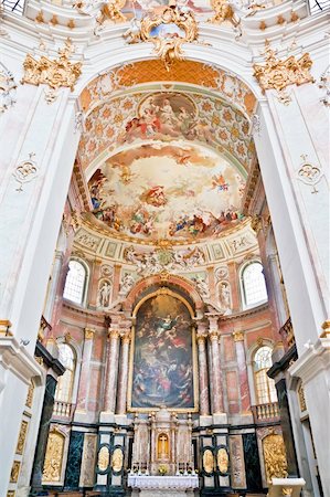 simsearch:400-06083493,k - An image of a beautiful apse in Ettal Photographie de stock - Aubaine LD & Abonnement, Code: 400-05241791