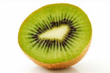 simsearch:400-07251248,k - one half kiwi isolated on white background Foto de stock - Super Valor sin royalties y Suscripción, Código: 400-05242006