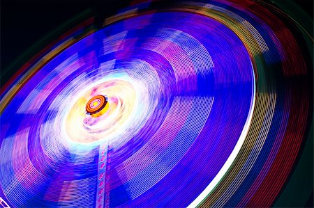 robstark (artist) - fast merry-go-round by night with great lights Stock Photo - Budget Royalty-Free & Subscription, Code: 400-05242017