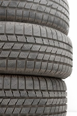 pile tires - A pile of car tyres Stock Photo - Budget Royalty-Free & Subscription, Code: 400-05242090