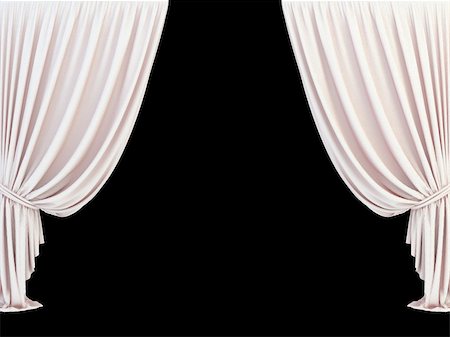 classic 3d curtain on the black background Stock Photo - Budget Royalty-Free & Subscription, Code: 400-05242796