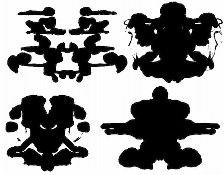 An abstract image of inkblots. Stock Photo - Budget Royalty-Free & Subscription, Code: 400-05242924