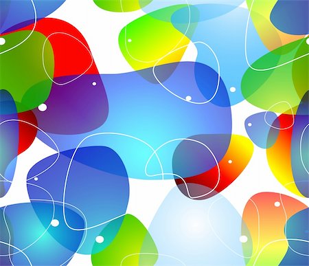 simsearch:400-06061039,k - Abstract transparent blobs water background, Vector illustration Stock Photo - Budget Royalty-Free & Subscription, Code: 400-05242920
