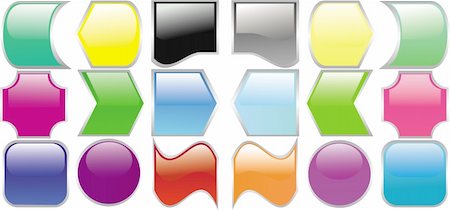 simsearch:400-05126116,k - Illustration of various color computer icons. Vector Fotografie stock - Microstock e Abbonamento, Codice: 400-05243083