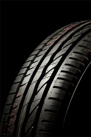 dimol (artist) - New car tire close up Stock Photo - Budget Royalty-Free & Subscription, Code: 400-05243810