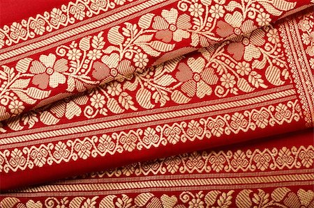 dimol (artist) - Indian sari close up texture Stock Photo - Budget Royalty-Free & Subscription, Code: 400-05243828