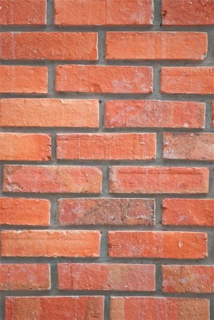 simsearch:400-06481727,k - Red brick wall texture. Foto de stock - Royalty-Free Super Valor e Assinatura, Número: 400-05254024