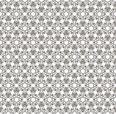Seamless wallpaper pattern on the white background Photographie de stock - Aubaine LD & Abonnement, Code: 400-05254590