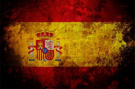 simsearch:400-08034320,k - An old grunge flag of Spain state Stock Photo - Budget Royalty-Free & Subscription, Code: 400-05254953