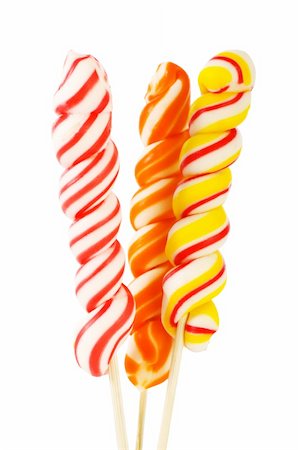 red circle lollipop - Colourful lollipop isolated on the white background Stock Photo - Budget Royalty-Free & Subscription, Code: 400-05255118