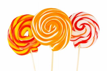 red circle lollipop - Colourful lollipop isolated on the white background Stock Photo - Budget Royalty-Free & Subscription, Code: 400-05255127