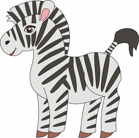 Zebra vector. To see similar, please VISIT MY PORTFOLIO Stock Photo - Budget Royalty-Free & Subscription, Code: 400-05256262