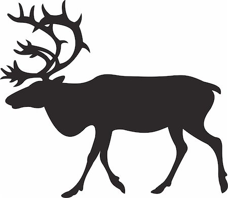 elks sweden - Deer vector. To see similar, please VISIT MY PORTFOLIO Stock Photo - Budget Royalty-Free & Subscription, Code: 400-05256312