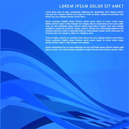 Blue wave design template Stock Photo - Budget Royalty-Free & Subscription, Code: 400-05257979