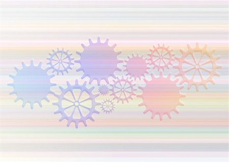 Mechanical Vector Background with Gears and Cogs. EPS10 Stock Photo - Budget Royalty-Free & Subscription, Code: 400-05258535