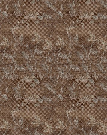 simsearch:400-06456887,k - Seamless close up of a brown fabric background  with flowers Stock Photo - Budget Royalty-Free & Subscription, Code: 400-05258759
