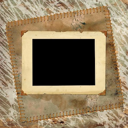 simsearch:400-04592307,k - Template for design in retro-style photo. Album scrapbook Stockbilder - Microstock & Abonnement, Bildnummer: 400-05258816