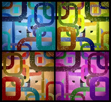 Abstract grunge square on the wall . Vector illustration Stock Photo - Budget Royalty-Free & Subscription, Code: 400-05259156