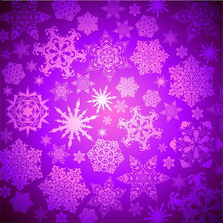 christmas snowflakes background, this illustration may be useful as designer work Stock Photo - Budget Royalty-Free & Subscription, Code: 400-05259246