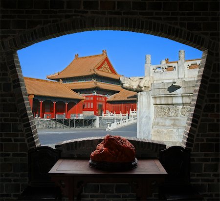 forbidden palace - The historical Forbidden City Museum in the center of Beijing Stock Photo - Budget Royalty-Free & Subscription, Code: 400-05250067