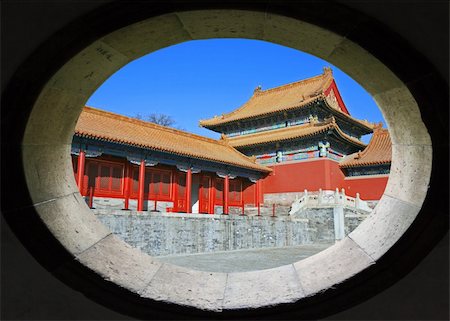 forbidden palace - The historical Forbidden City Museum in the center of Beijing Stock Photo - Budget Royalty-Free & Subscription, Code: 400-05250062