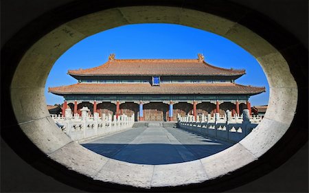 forbidden palace - The historical Forbidden City Museum in the center of Beijing Stock Photo - Budget Royalty-Free & Subscription, Code: 400-05250075