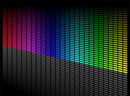 Vector digital equalizer. Volume wave background. Stock Photo - Budget Royalty-Free & Subscription, Code: 400-05250424