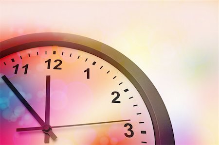 Clock face on color background Stock Photo - Budget Royalty-Free & Subscription, Code: 400-05250542