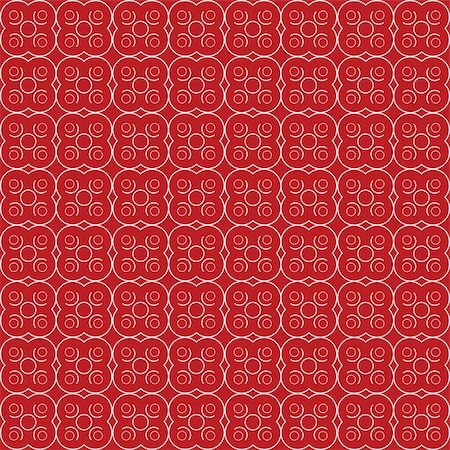 simsearch:400-05260971,k - Abstract floral seamless red pattern Stock Photo - Budget Royalty-Free & Subscription, Code: 400-05250773