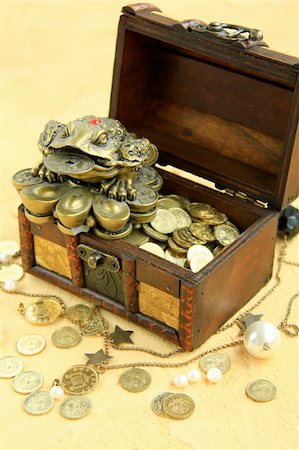money chest Stock Photo - Budget Royalty-Free & Subscription, Code: 400-05250847