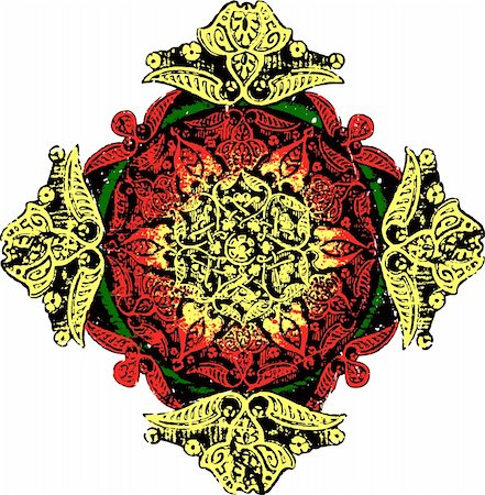 simsearch:400-04590643,k - indian floral emblem Photographie de stock - Aubaine LD & Abonnement, Code: 400-05251117