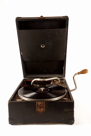 Vintage gramophone with a 78 rpm vinyl record on Foto de stock - Super Valor sin royalties y Suscripción, Código: 400-05251902