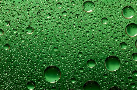 simsearch:400-05252366,k - Green water drops texture. Water collection. Stock Photo - Budget Royalty-Free & Subscription, Code: 400-05252374