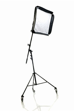 strebe - Studio stand isolated over white Stock Photo - Budget Royalty-Free & Subscription, Code: 400-05253150