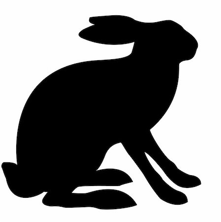 simsearch:400-04543131,k - illustration hare isolated on white background Stock Photo - Budget Royalty-Free & Subscription, Code: 400-05253715