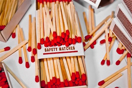 simsearch:400-04758178,k - Bunch of Red Safety Matches Stock Photo - Budget Royalty-Free & Subscription, Code: 400-05253802