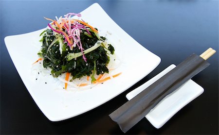 red alga - seaweed salad, Japanese Cuisine - Chuka Stock Photo - Budget Royalty-Free & Subscription, Code: 400-05253961