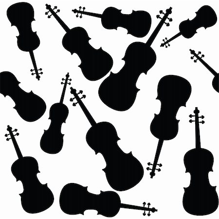 simsearch:400-06329491,k - Violins pattern Stock Photo - Budget Royalty-Free & Subscription, Code: 400-05264209