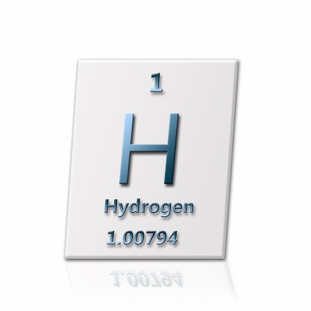 There is a chemical element Hydrogen with all informatin about it Foto de stock - Super Valor sin royalties y Suscripción, Código: 400-05264477