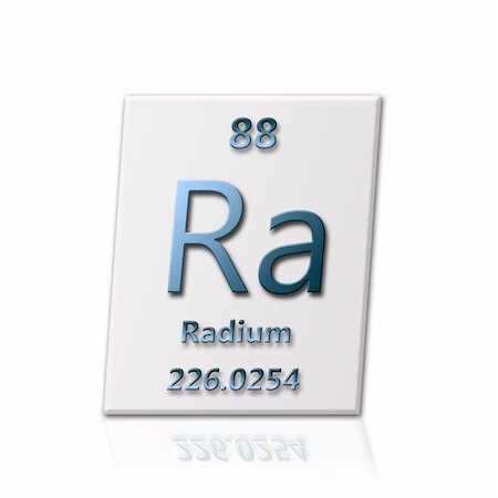 There is a chemical element radium with all information about it Foto de stock - Super Valor sin royalties y Suscripción, Código: 400-05264484